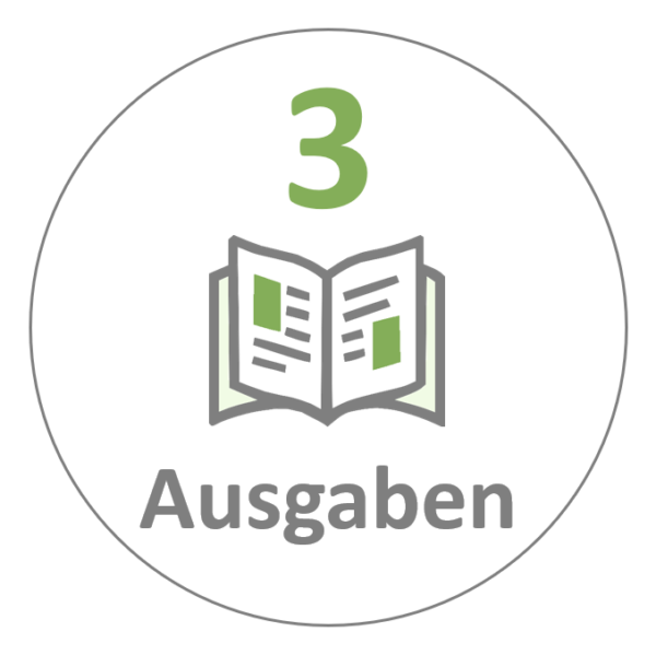 3 Ausgaben